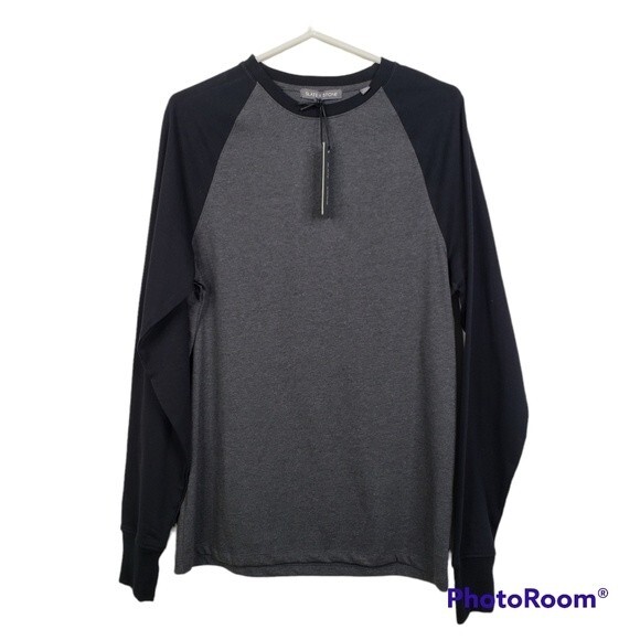 NWT Slate & Stone Mens Raglan Crewneck Sweater Size Sm - Picture 2 of 6